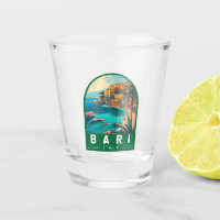 Bari Italy Travel Art Vintage