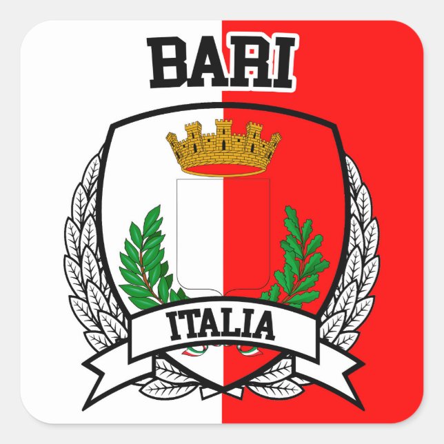 Bari Square Sticker (Front)