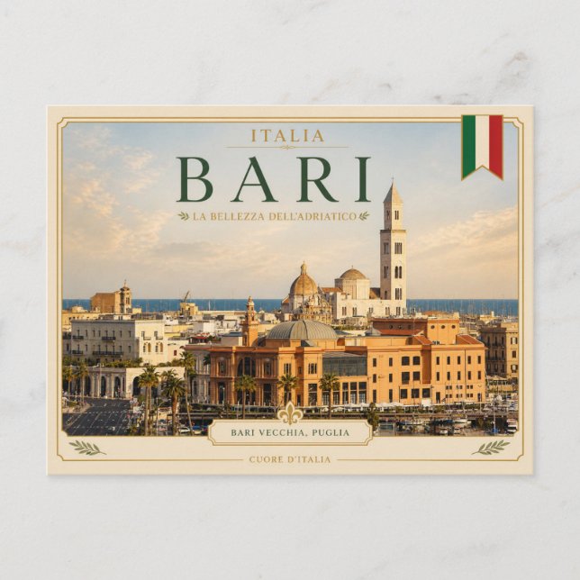 Bari Vecchia, Bari - Italy Postcard (Front)