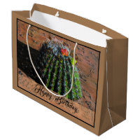 Baril Cactus Grand sac cadeau