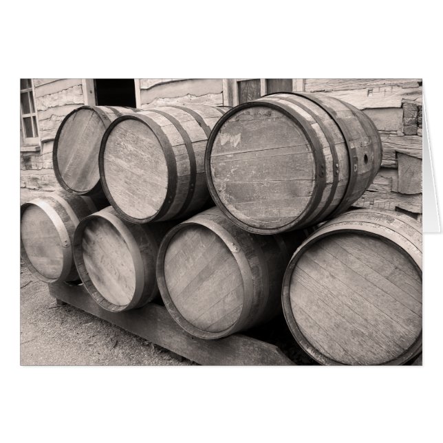Barils Whiskey en bois (Devant Horizontal)