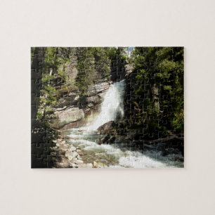 Baring Falls at Glacier National Park Jigsaw Puzzle