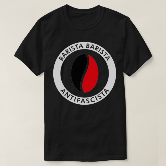 Barista Antifascista 3 T-Shirt (Design Front)