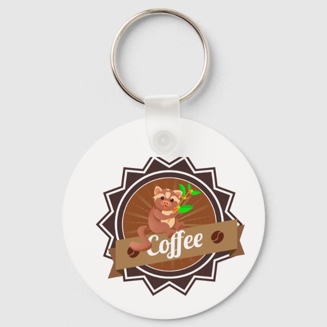 barista apronscoffee mugs apronsapronsdesign your  keychain (Front)