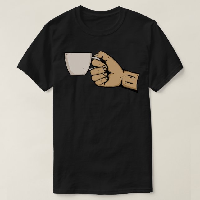 Barista Art Coffeemaker Coffee Cup Beans Caffeine  T-Shirt (Design Front)