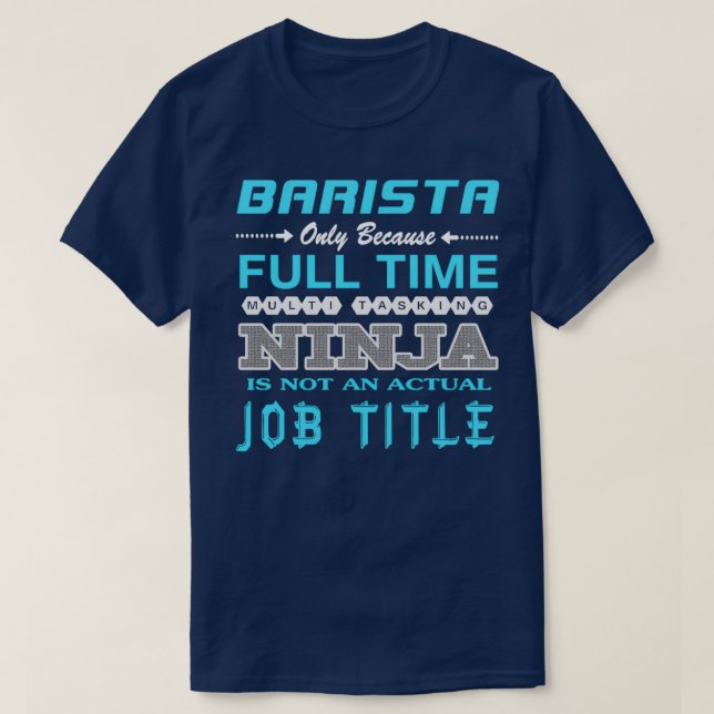 BARISTA BEST DESIGN 2017 3 T-Shirt (Design Front)