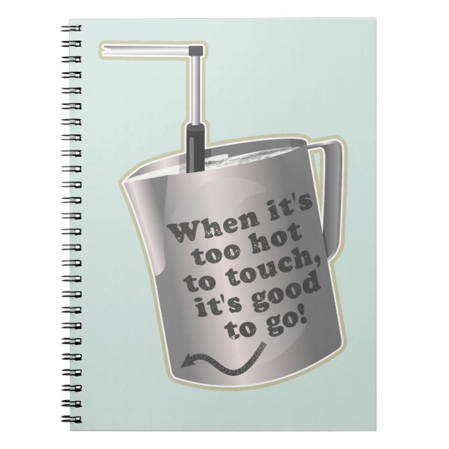  Barista cafe milk warming jug Notebook (Front)