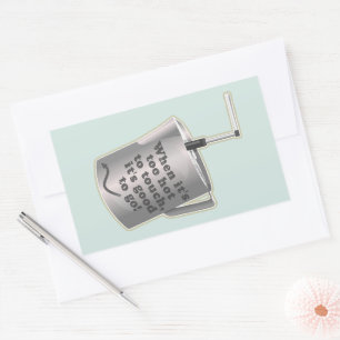  Barista cafe milk warming jug Sticker