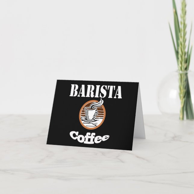 Barista Coffee    Holiday Card (Front)