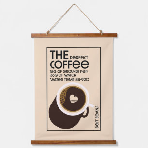 Barista Coffeeshop Hanging Tapestry