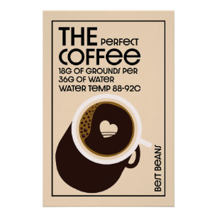 Barista Coffeeshop Poster