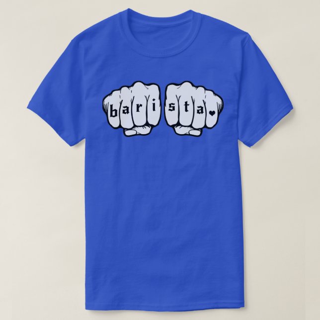 Barista fists 2 T-Shirt (Design Front)