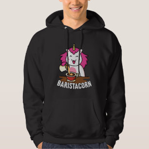 Baristacorn  Barista Unicorn Coffeemaker Hoodie