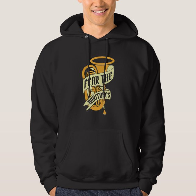 Baritone Bass Euphonium 1 Hoodie (Front)
