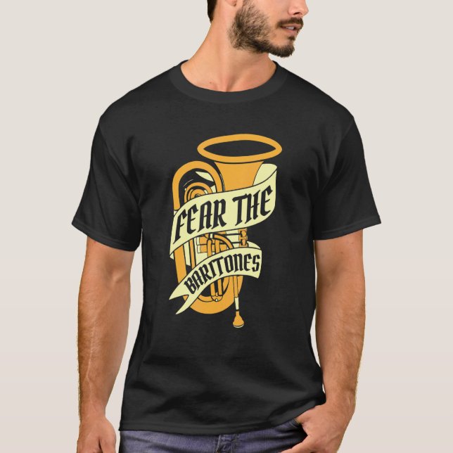 Baritone Bass Euphonium 1 T-Shirt (Front)