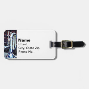 Baritone Horn Before Parade Luggage Tag