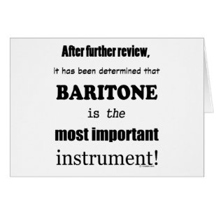 Baritone Most Important Instrument