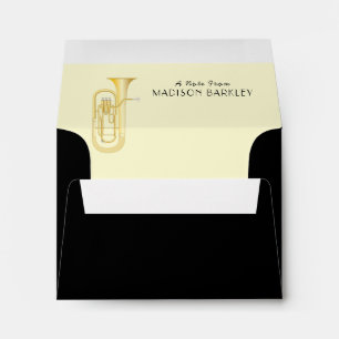 Baritone Musician Band Teacher Envelope