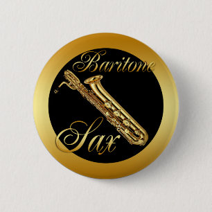 BARITONE SAXOPHONE 2 INCH ROUND BUTTON