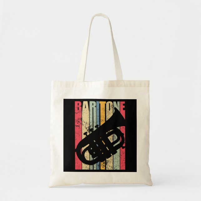 Baritone Saxophone Horn Marching Band Major Gear L Tote Bag (Front)