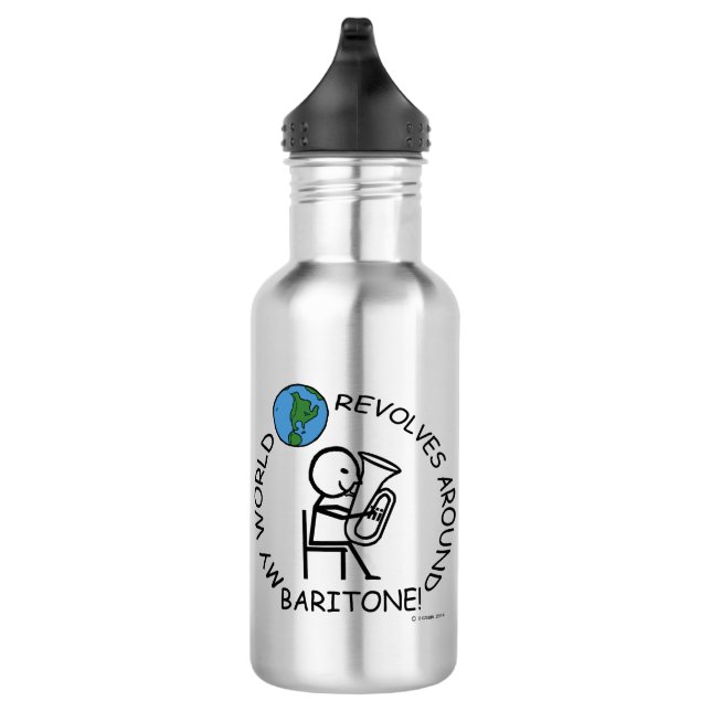 Baritone - World Revolves Around 532 Ml Water Bottle (Right)