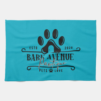 Bark Ave Pawtique [logo1] Kitchen Towel
