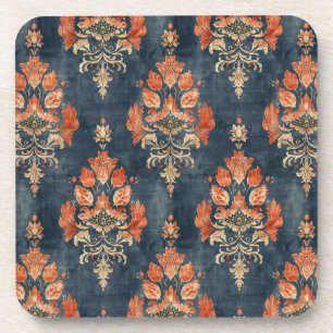 Bark Cloth Textile Pattern (1940s) Coaster