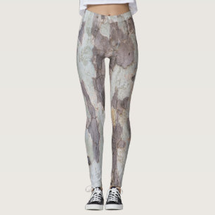 Bark of plane tree leggings
