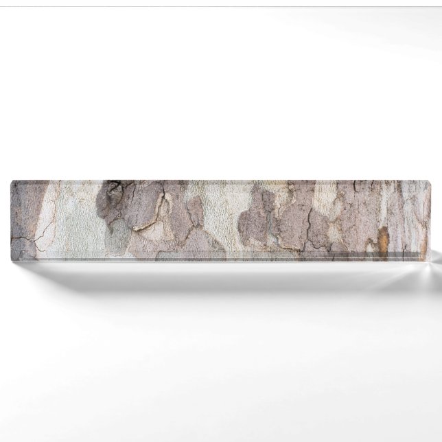 Bark of plane tree nameplate (Front)