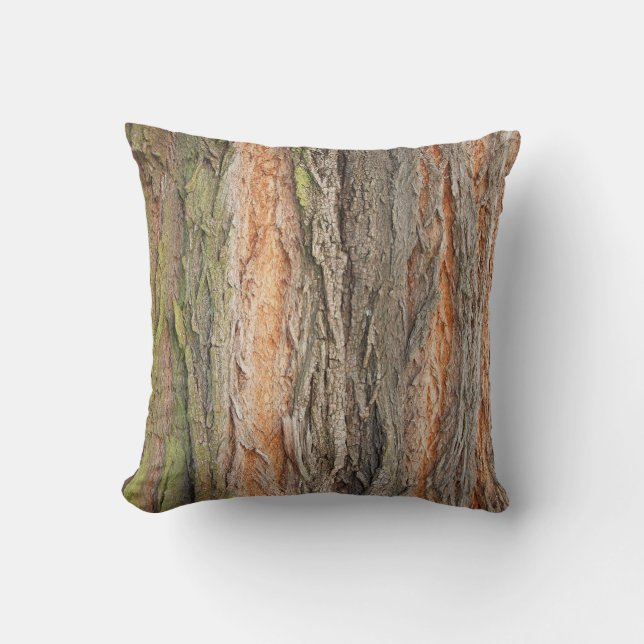 Bark pilow throw pillow (Front)
