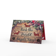 Bark the Harold Angels chanter la carte de Noël