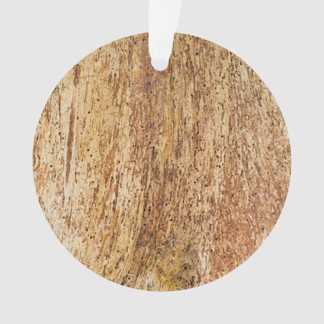 Bark wooden pattern ornament (Front)