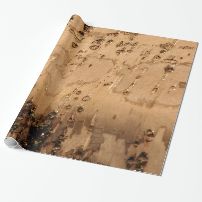 Bark Wrapping Paper (Unrolled)