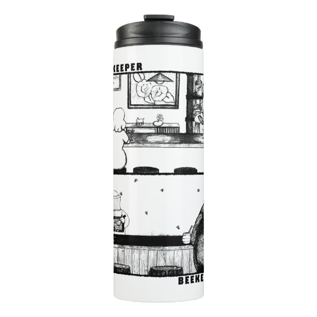 Barkeeper and Beekeeper Thermal Tumbler (Front)