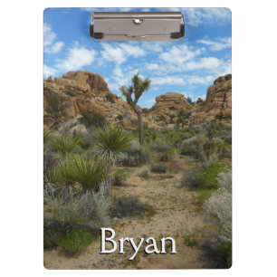 Barker Dam Loop Trail at Joshua Tree National Park Clipboard