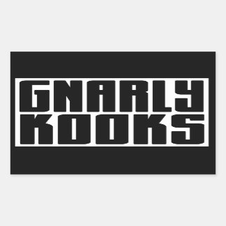 BARKER SKATEBOARDS (GNARLY KOOKS) Sticker