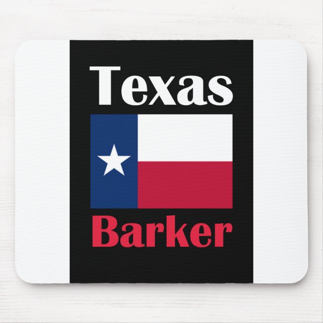 Barker TX Mouse Pad (Front)