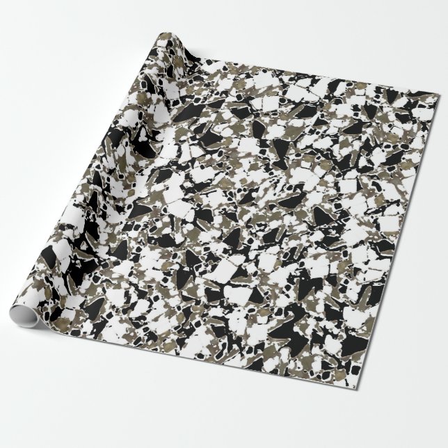 BarkFusion Camouflage Wrapping Paper (Unrolled)