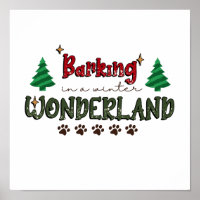 Barking In A Winter Wonderland - Dog Christmas
