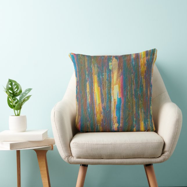 Barking Mad Throw Pillow (Chair)