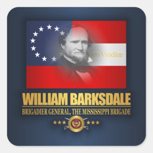 Barksdale (Southern Patriot) Square Sticker