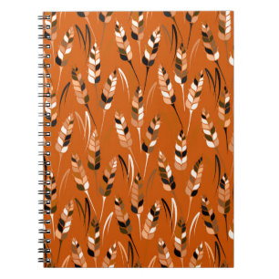 Barley Corn Organic Bread Background Notebook