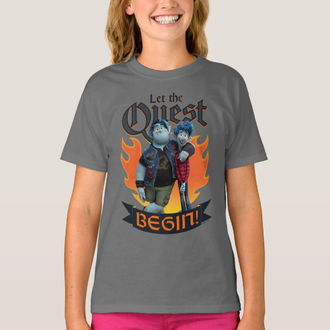 Barley & Ian - Let the Quest Begin T-Shirt (Front)