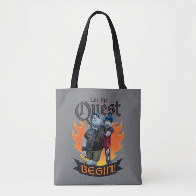 Barley & Ian - Let the Quest Begin Tote Bag (Front)
