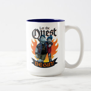 Barley & Ian - Let the Quest Begin Two-Tone Coffee Mug