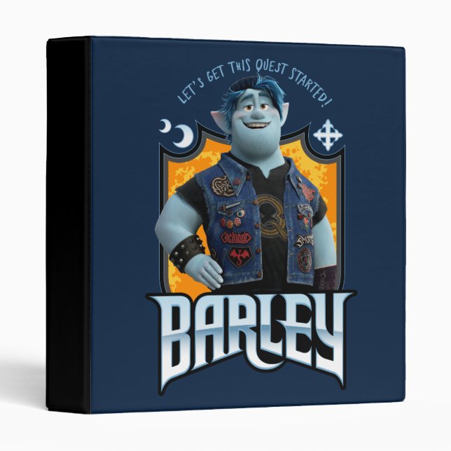 Barley - Let's Get this Quest Started Binder (Front/Spine)