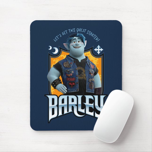 Barley - Let's Get this Quest Started Mouse Pad (With Mouse)