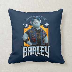 Barley - Let's Get this Quest Started Throw Pillow