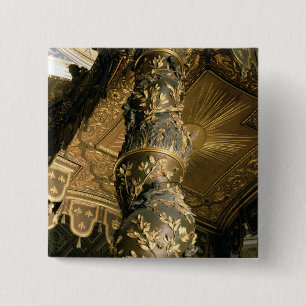 Barley sugar column from the Baldacchino 2 Inch Square Button