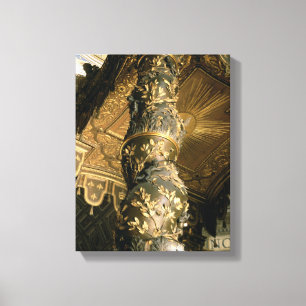 Barley sugar column from the Baldacchino Canvas Print